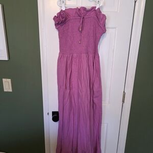 Free People NWT Off-Shoulder Maxi Dress